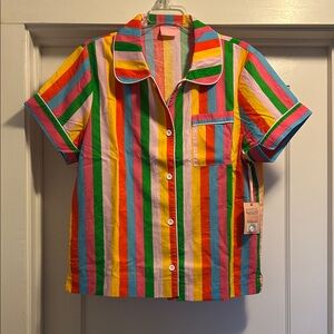 ban.do Multicolor Striped Button Down Shirt